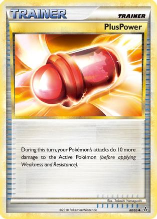 PlusPower (/95) Reverse Holofoil [HGSS: Unleashed] Pokemon Single Pokémon