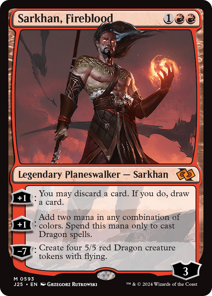 Sarkhan, Fireblood (J25-593) [Foundations Jumpstart] MTG Single Wizards of the Coast