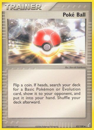 Poke Ball (/100) Reverse Holofoil [EX: Crystal Guardians] Pokemon Single Pokémon