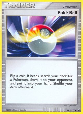 Poke Ball (/127) Reverse Holofoil [Platinum: Base set] Pokemon Single Pokémon
