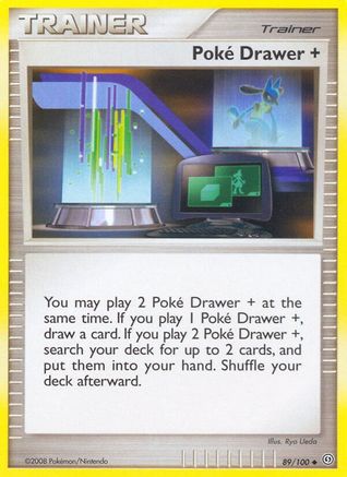 Poke Drawer + (89/100) Reverse Holofoil [DP: Stormfront] Pokemon Single Pokémon