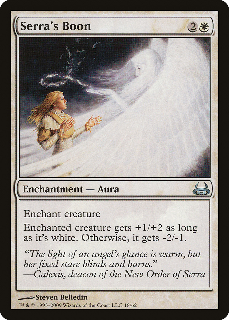 Serra's Boon (DDC-018) [Misc] Duel Decks: Divine vs. Demonic MTG Single Wizards of the Coast