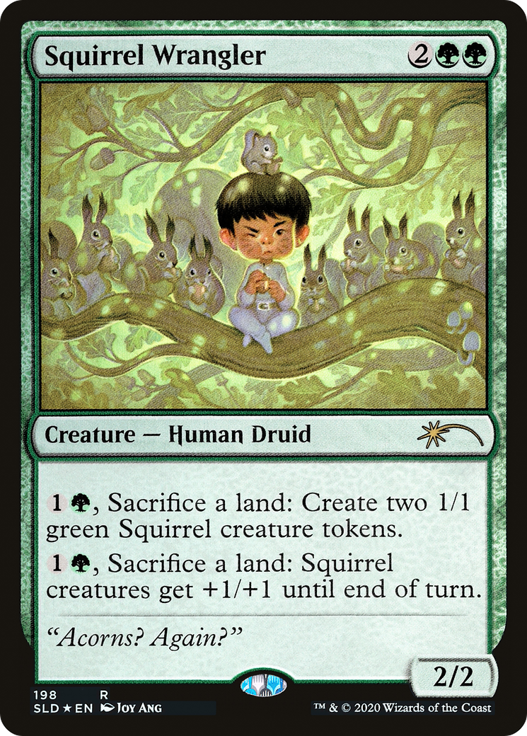 Squirrel Wrangler (SLD-198) [Secret Lair] Drop Foil MTG Single Wizards of the Coast