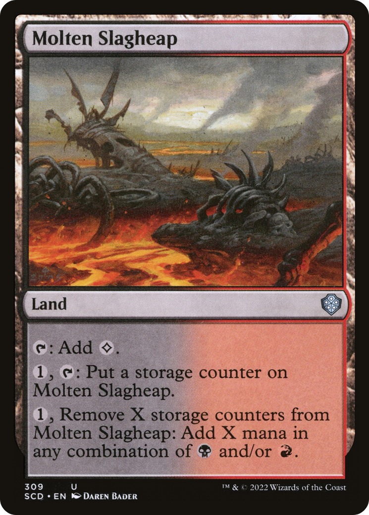 Molten Slagheap (SCD-309) [Starter Commander Decks] MTG Single Wizards of the Coast