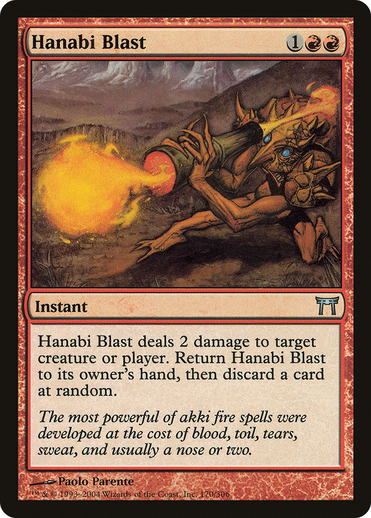 Hanabi Blast (CHK-170) [Champions of Kamigawa] MTG Single Wizards of the Coast