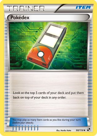 Pokedex (98/114) - [BW: Base Set] Pokemon Single Pokémon