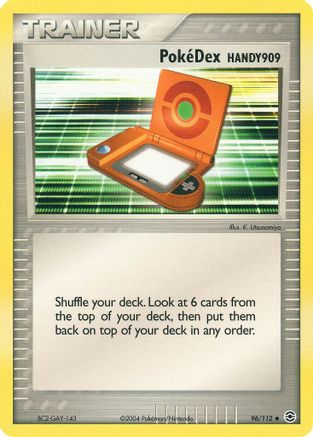 PokeDex (HANDY909) (/112) Reverse Holofoil [EX: FireRed & LeafGreen] Pokemon Single Pokémon
