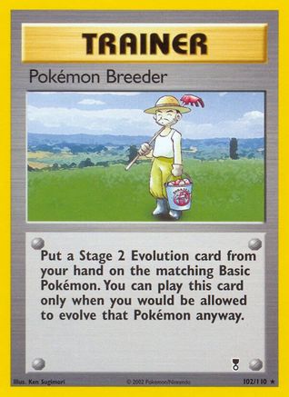 Pokemon Breeder (/110) Reverse Holofoil [Vintage: Legendary Collection] Pokemon Single Pokémon