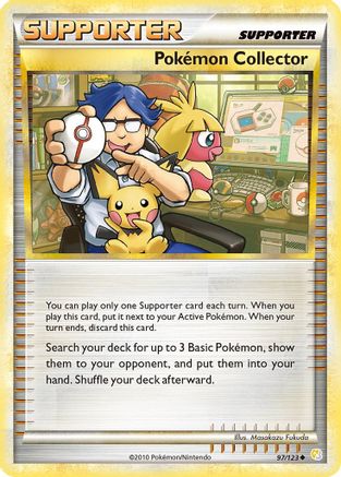 Pokemon Collector (97/123) Reverse Holofoil [HGSS: Base Set] Pokemon Single Pokémon