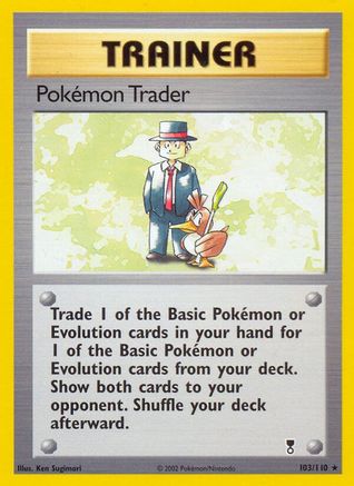 Pokemon Trader (103/110) Reverse Holofoil [Vintage: Legendary Collection] Pokemon Single Pokémon