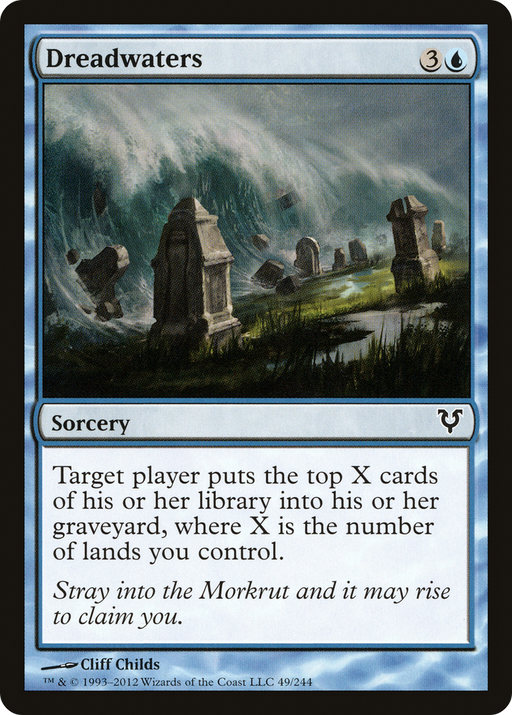 Dreadwaters (AVR-049) [Avacyn Restored] Foil MTG Single Wizards of the Coast