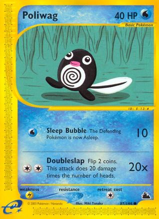 Poliwag (/144) Reverse Holofoil [Vintage: Skyridge] Pokemon Single Pokémon