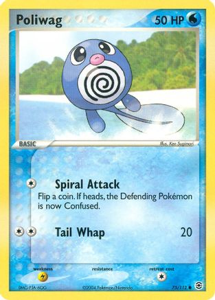 Poliwag (/112) Reverse Holofoil [EX: FireRed & LeafGreen] Pokemon Single Pokémon