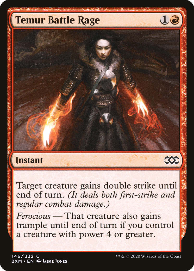 Temur Battle Rage (2XM-146) [Double Masters] Foil MTG Single Wizards of the Coast