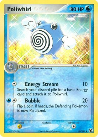 Poliwhirl (/112) Reverse Holofoil [EX: FireRed & LeafGreen] Pokemon Single Pokémon