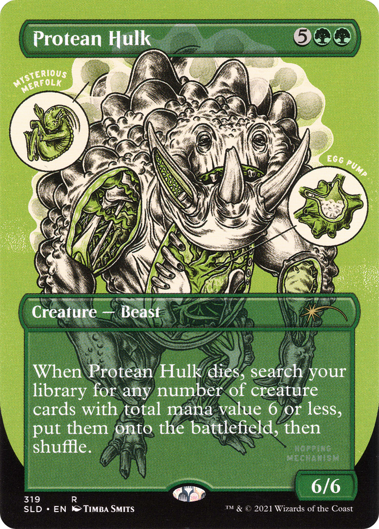 Protean Hulk (SLD-319) [Secret Lair] Drop (Borderless) MTG Single Wizards of the Coast