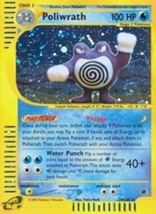 Poliwrath (24) (/165) Reverse Holofoil [Vintage: Expedition] Pokemon Single Pokémon