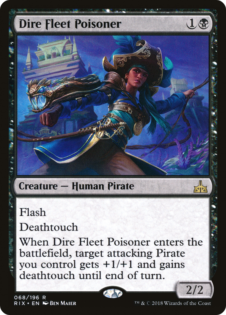 Dire Fleet Poisoner (RIX-068) [Rivals of Ixalan] MTG Single Wizards of the Coast