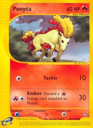 Ponyta (/147) Reverse Holofoil [Vintage: Aquapolis] Pokemon Single Pokémon