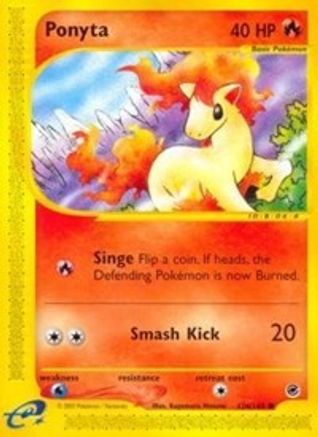 Ponyta (126/165) Reverse Holofoil [Vintage: Expedition] Pokemon Single Pokémon