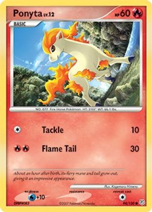 Ponyta (94/130) Reverse Holofoil [DP: Base Set] Pokemon Single Pokémon