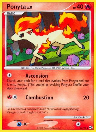 Ponyta (46/99) Reverse Holofoil [Platinum: Arceus] Pokemon Single Pokémon