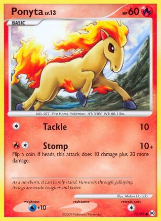 Ponyta (72/99) [Platinum: Arceus] Pokemon Single Pokémon