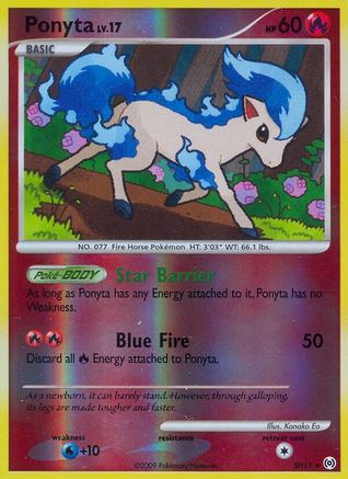 Ponyta (Shiny) (/99) Reverse Holofoil [Platinum: Arceus] Pokemon Single Pokémon
