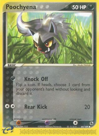 Poochyena - 64/109 (64/109) Reverse Holofoil [EX: Ruby & Sapphire] Pokemon Single Pokémon