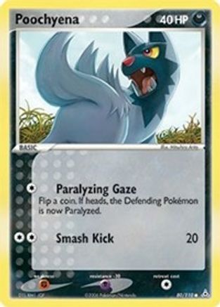Poochyena (80/110) Reverse Holofoil [EX: Holon Phantoms] Pokemon Single Pokémon