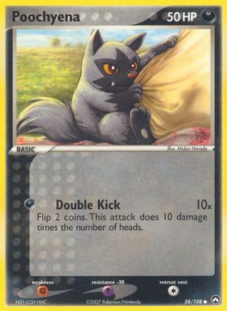 Poochyena (58/108) Reverse Holofoil [EX: Power Keepers] Pokemon Single Pokémon