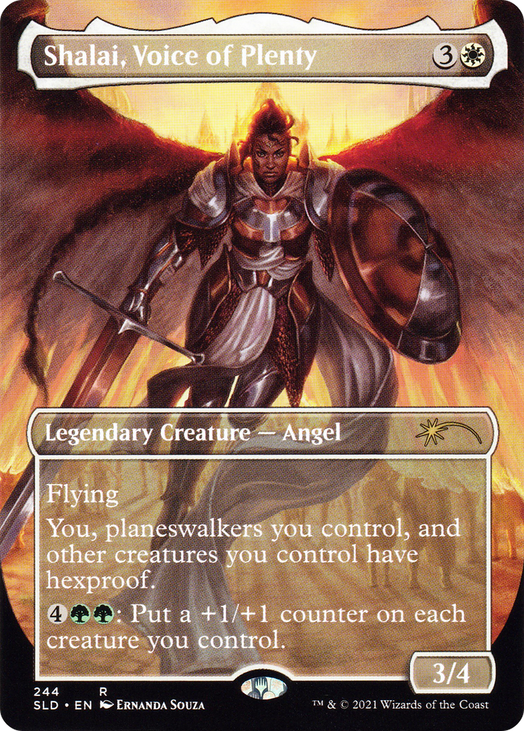 Shalai, Voice of Plenty (SLD-244) [Secret Lair] Drop (Borderless) MTG Single Wizards of the Coast