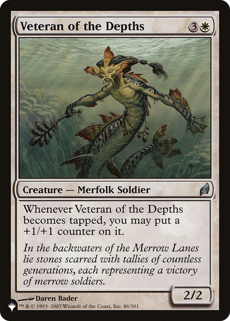 Veteran of the Depths (LIST-LRW-46) [Mystery Booster] The List MTG Single Wizards of the Coast