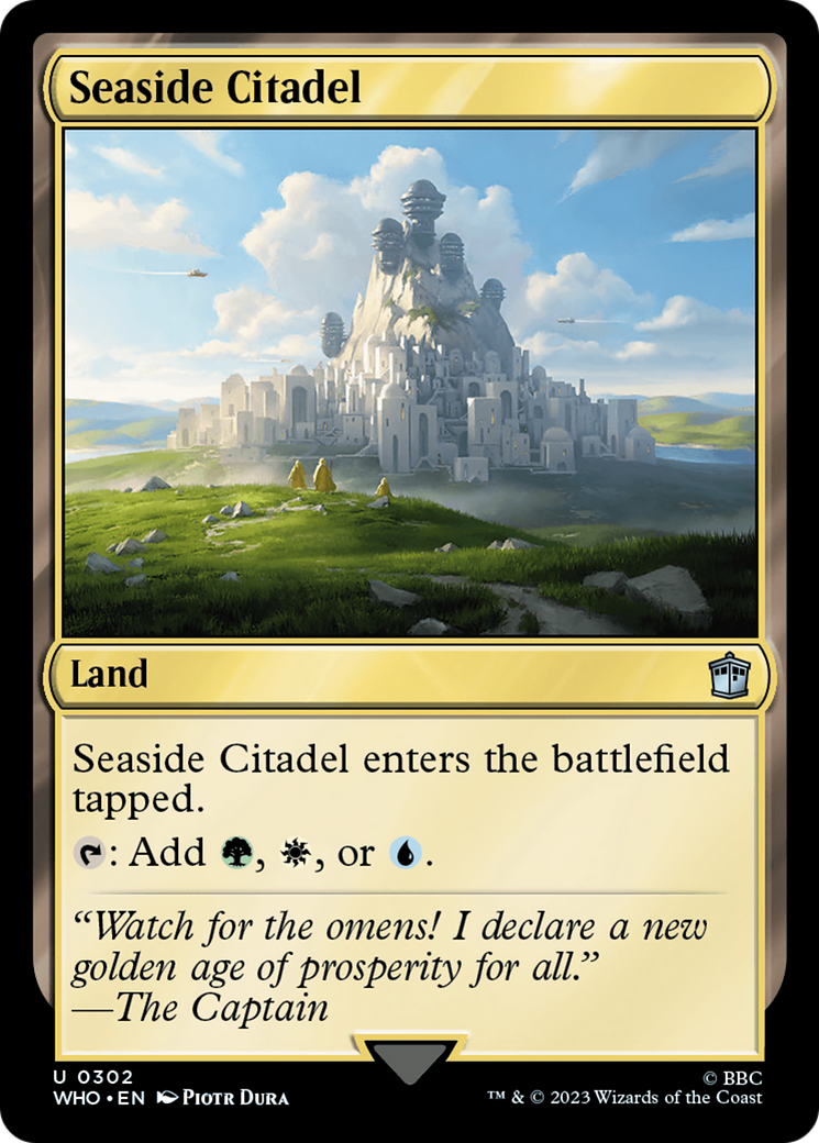 Seaside Citadel (WHO-302) [Doctor Who] MTG Single Wizards of the Coast