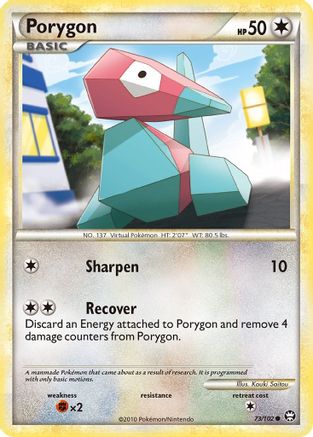 Porygon (/102) [HGSS: Triumphant] Pokemon Single Pokémon