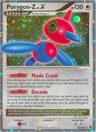 Porygon-Z LV.X (/100) Holofoil [Majestic Dawn] Pokemon Single Pokémon