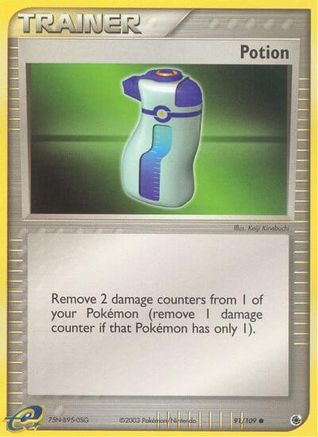 Potion (91/109) Reverse Holofoil [EX: Ruby & Sapphire] Pokemon Single Pokémon