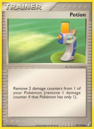 Potion (87/100) [EX: Crystal Guardians] Pokemon Single Pokémon