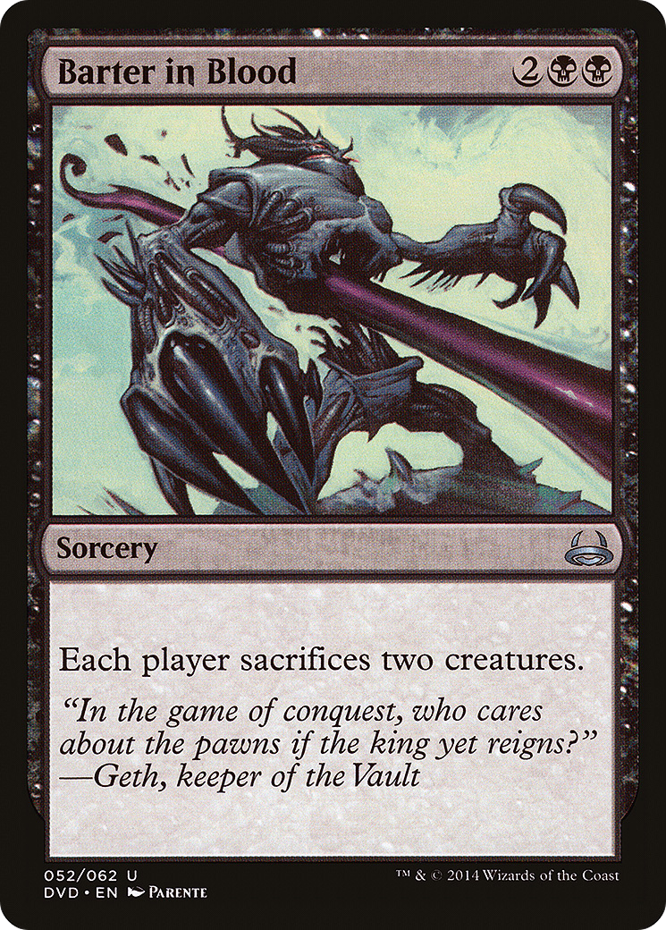 Barter in Blood (DD3-052) [Misc] Duel Decks Anthology: Divine vs. Demonic MTG Single Wizards of the Coast