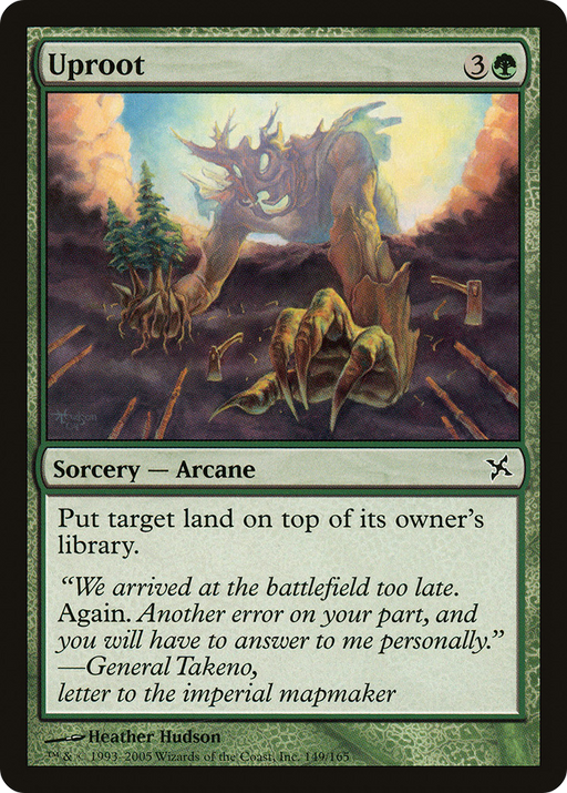 Uproot (BOK-149) [Betrayers of Kamigawa] MTG Single Wizards of the Coast