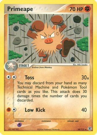 Primeape (/112) Reverse Holofoil [EX: FireRed & LeafGreen] Pokemon Single Pokémon