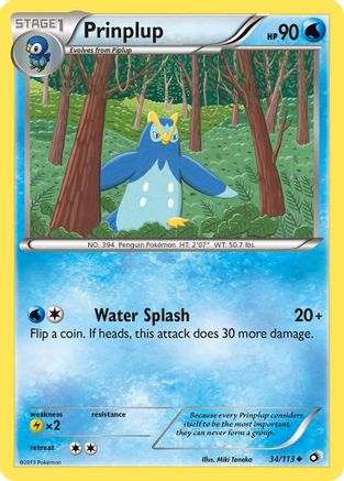 Prinplup (/113) Reverse Holofoil [BW: Legendary Treasures] Pokemon Single Pokémon
