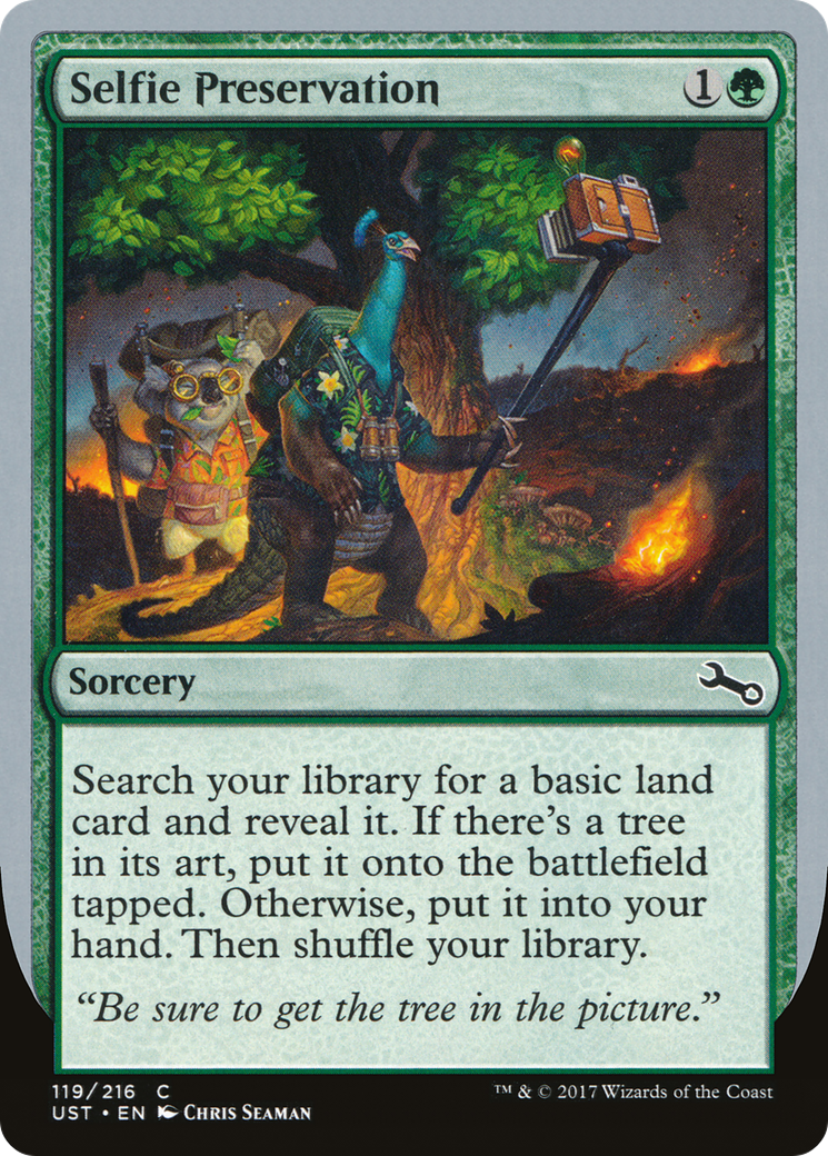 Selfie Preservation (UST-119) [Unstable] MTG Single Wizards of the Coast