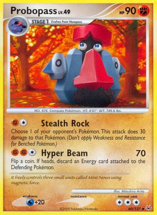 Probopass (/127) Reverse Holofoil [Platinum: Base set] Pokemon Single Pokémon