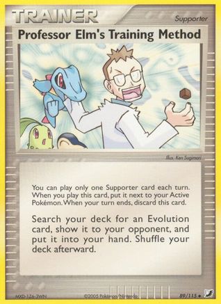 Professor Elm's Training Method (89/115) [EX: Unseen Forces] Pokemon Single Pokémon