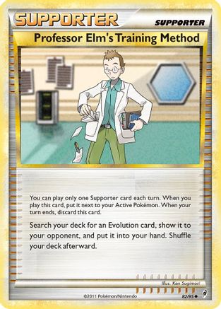 Professor Elm's Training Method (/95) [HGSS: Call of Legends] Pokemon Single Pokémon