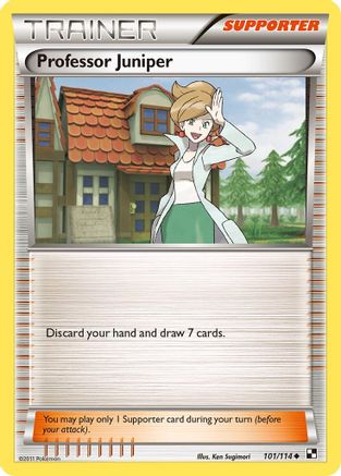 Professor Juniper (101/114) Reverse Holofoil [BW: Base Set] Pokemon Single Pokémon