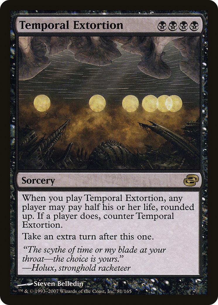 Temporal Extortion (PLC-081) [Planar Chaos] Foil MTG Single Planar Chaos
