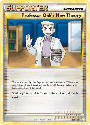 Professor Oak's New Theory (101/123) Reverse Holofoil [HGSS: Base Set] Pokemon Single Pokémon