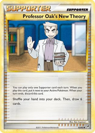 Professor Oak's New Theory (83/95) Reverse Holofoil [HGSS: Call of Legends] Pokemon Single Pokémon